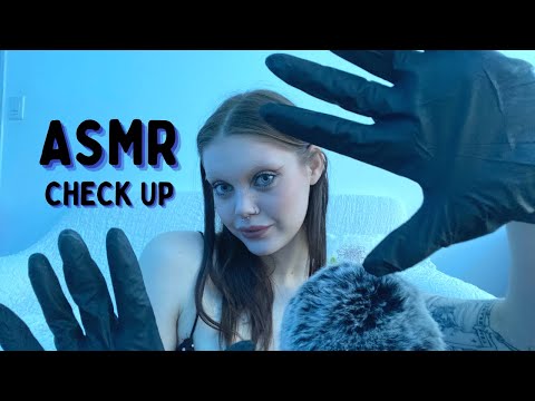 ASMR CHECKUP | W/ Personal Attention, Fishbowl Effect, Glove Sounds, & Energy Plucking 🖤💫