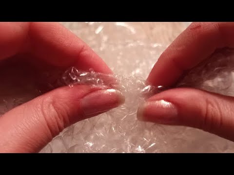 ASMR Up Close Bubble Wrap Popping