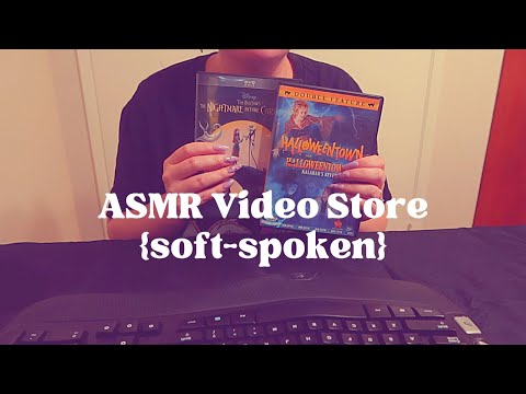 ASMR Video Store Roleplay 📼🍿Check-Out DVDS + Video Games 🎮📀Soft-Spoken
