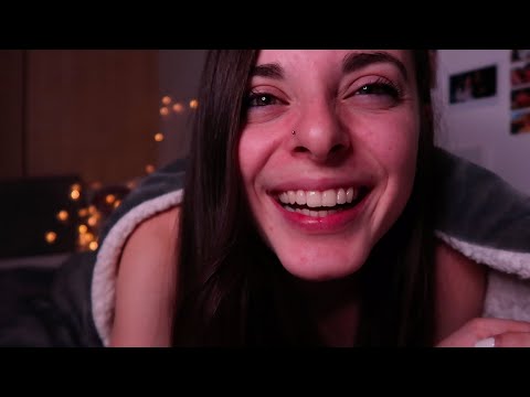 ASMR rambly whispers 😴 (spontaneous chat in bed just to say goodnight nd check in ❤️ )