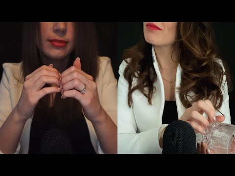 ASMR Fast Tapping & Scratching | COLLAB with Queen of Tapping ASMR | Glass, Chocolate, Soap AND MORE