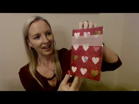 ASMR | Crinkly Valentine's Day Cards & Lovely Quotes (Soft Spoken)