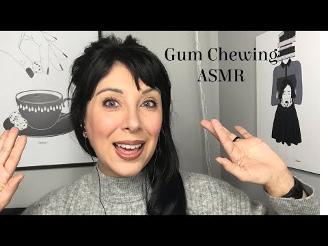 Gum Chewing ASMR: it’s My Bday Ramble 🩶