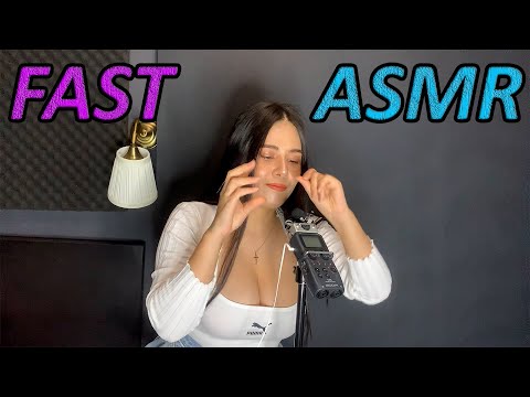 ASMR fast,aggressive,mouth sounds,tapping sounds