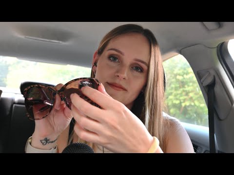 ASMR in my Car - Update 🥰 (chatting, tapping, whisper)