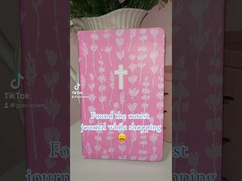 Found the cutest journal as I was shopping today!! 🤍✝️ #jesus #christian #journal #aesthetic #God