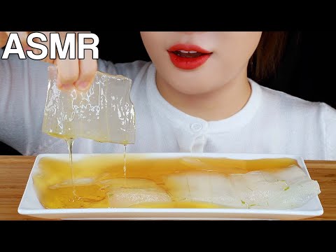 ASMR Aloe Vera In Honey 🌵🍯 알로에+꿀 먹방 Mukbang Satisfying Eating Sounds