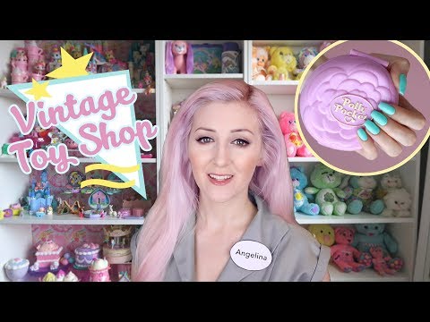 Buying Vintage Polly Pockets! 80's/90's Toy Shop (ASMR soft spoken role-play + toy sounds)