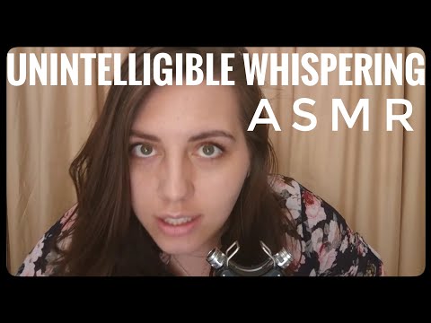 Up Close Unintelligible Whispering ASMR