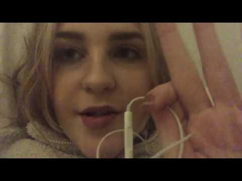 ASMR- APPLE mic UP CLOSE hand movements whispering VERY relaxing