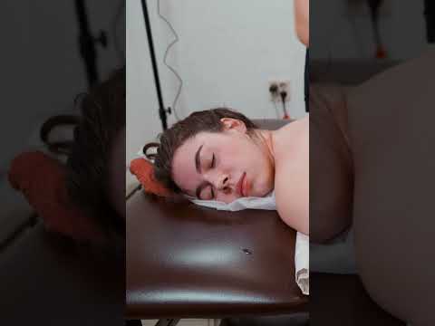 Relaxing back asmr massage for Lisa #asmrmassage