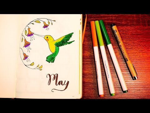 Plan With Me / May 2019 Bullet Journal Setup / ASMR Whispered