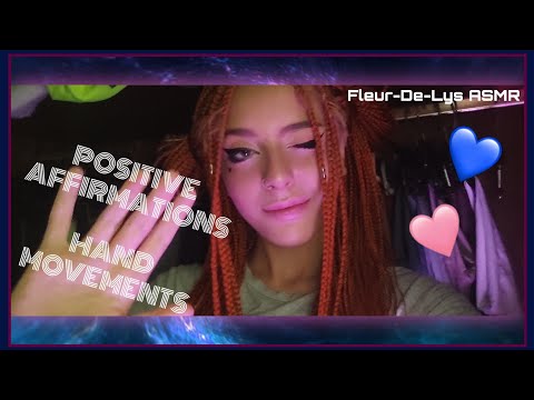 Lo-Fi ASMR | ❤️ POSITIVE AFFIRMATIONS + HAND MOVEMENTS ✋🏻 I Love You, You Got This 🥺💕