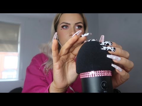 ASMR | Mic Tapping with Foam Cover 🎙