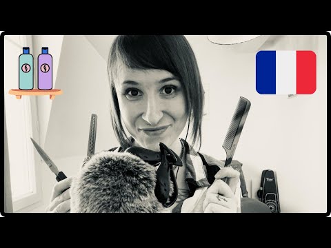 ASMR Français: Relaxing Haircut in French Part 2 [Whispered]