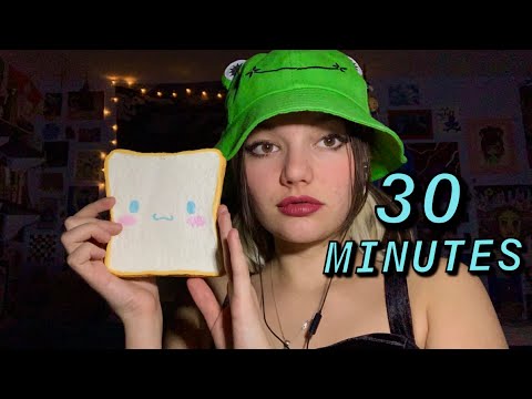 ASMR | 30 Minutes of Fast and Aggressive Asmr | Tapping, Scratching, Trigger Words, Mouth Sounds, +
