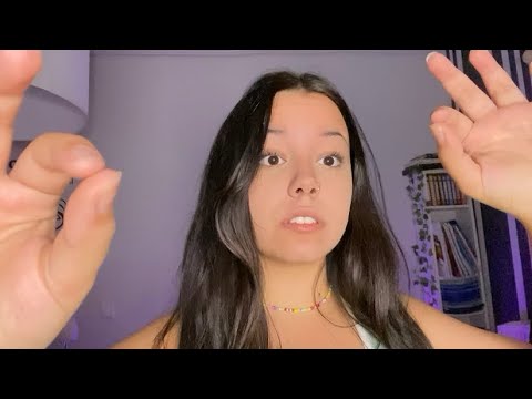 ASMR | Unpredictable and Spontaneous Hand Movements | Hand Sounds | Mouth Sounds
