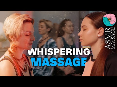 ASMR Whispering Massage with Taya and Sandra