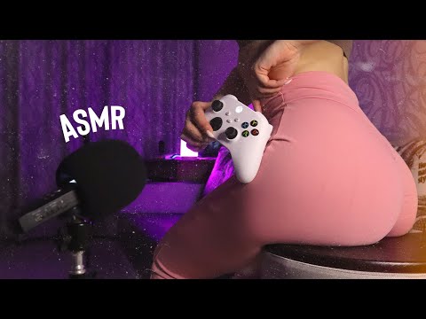 ASMR wanna play with me ? & new hot leggings scratching