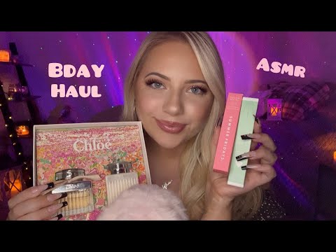 Asmr What I Got for my Birthday 🥳 Tingly Haul with Lots of Tapping & Rambles