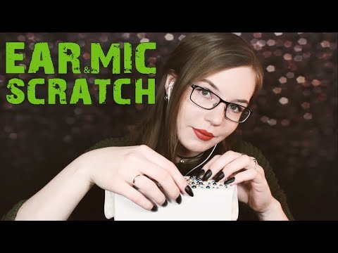 ASMR Ear and Mic Case Tapping and Scratching w/Breathing - Almost No Talking