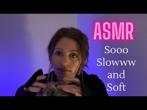 Super Soft and Slowww ASMR | Breathing, Unintelligible Whispers, Brain Massage, Low Light