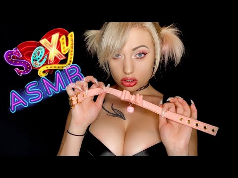 ASMR Choker Try On w/ Tapping/Nibbling & Ball Gag Sounds