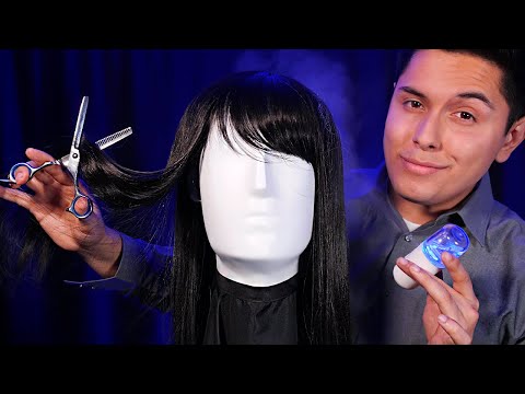ASMR | Relaxing Barber Cuts Your Hair / Spa Treatment Role Play