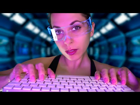 ASMR Exam in Space whispered Roleplay, Personal Attention for SLEEP, Otoscope, Measuring