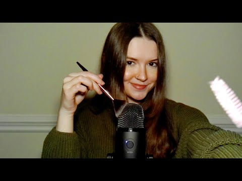 ASMR Mic Brushing and Trigger Words ✨ Coconut, Relax, Sleep, & More