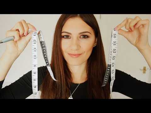 ASMR MEN'S SUIT FITTING ROLEPLAY | Measuring, Soft Spoken, Writing & Fabric Sounds