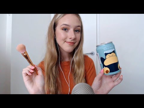 My First ASMR Video! Whispers, Mouth sounds, Visual triggers & more