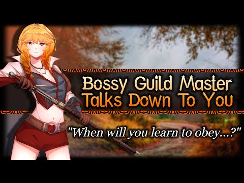 Fighters Guild Master Talks Down To You[Bossy][Dominant] | Elder Scrolls ASMR Roleplay /F4A/