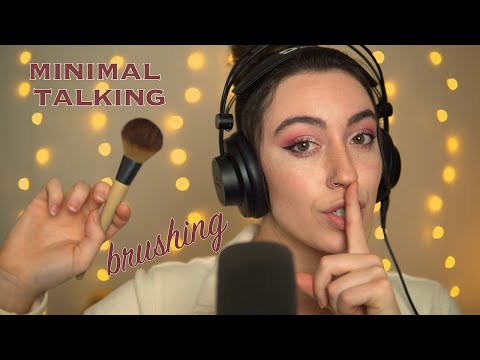 ASMR | Mic Brushing You to Sleep- MINIMAL TALKING