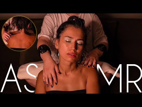 💤 Relaxing ASMR Shoulder Scratching and Massage