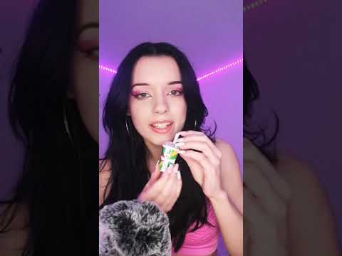 ASMR | Lip balm unboxing and mouth sounds #asmrtapping #nail #asmrtriggers