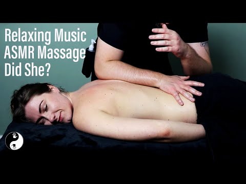Soft Tissue Massage So Relaxing She Drifted Off To Sleep With Relaxing Music [ASMR][Notalking]