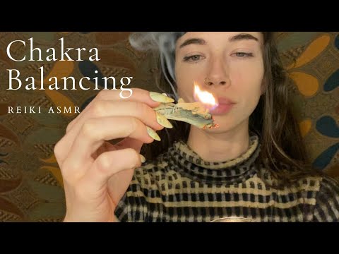 Reiki ASMR ~ Quick Energetic Cleanse and Chakra Balancing | Hand Movements | 11:11