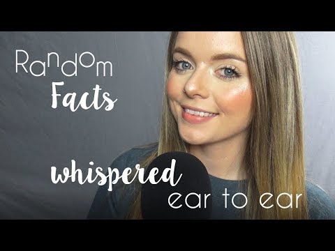 ASMR - Whispered Random Facts For Your Relaxation