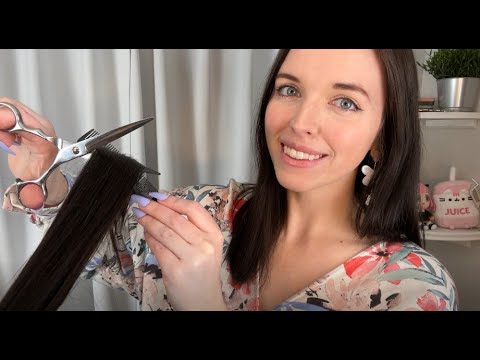 ASMR The Best Haircut You've Ever Had?!💈 Brushing, Combing, Scissors (Less Talking)