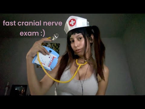 ASMR | fast cranial nerve exam :3