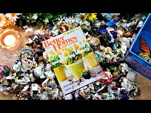 ASMR | Tearing/Ripping Magazine and Crumpling/Crinkling (Paper Sounds, No Talking, Viewer Request)