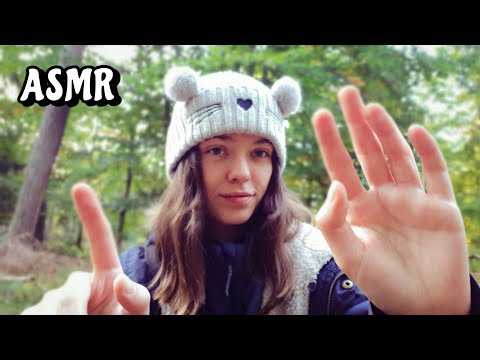ASMR • Handmovements & Personal Attention im Wald 🍁 + Nature Sounds [German/Deutsch]