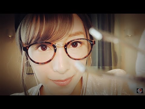 ASMR/CLOSE UP- Doing Your Eyebrows/Inaudible Whispering/Personal Attention