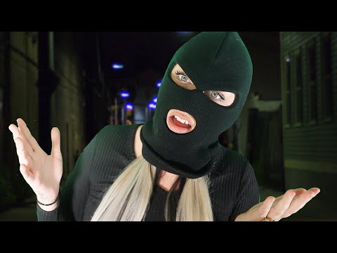 ASMR *Full Body Pat Down* Disappointed Robber, Robs You In Dark Alley