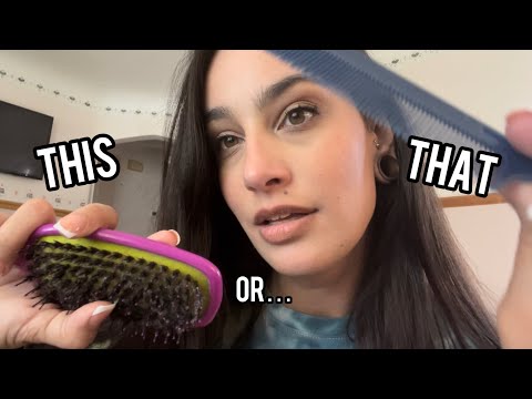 THIS or THAT? | Fast Aggressive ASMR Hand Movements, Mouth Sounds & Personal Attention
