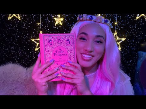 ASMR | Reading You A Childhood Story | A Little Princess Chapter 1 + Hardcover Book Tapping