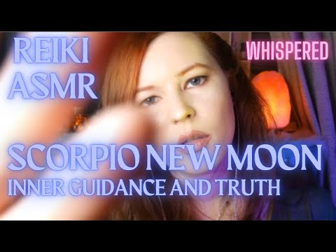 ✨Reiki ASMR| New Moon In Scorpio| Inner Truth| Water Sound Bath~Detox 🌧️✨