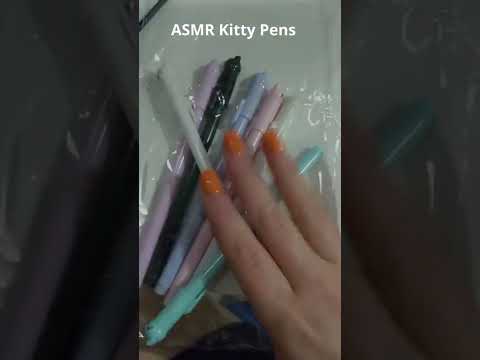 Adorable Kitty Pens!! #short ASMR