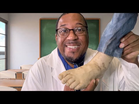 ASMR Doctor ROLEPLAY Dr Pepper Podiatrist Foot Doc goes to Take Your Parents to School Day